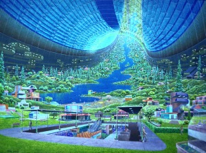 An artist's rendition of a utopia - doesn't look too shabby to me.